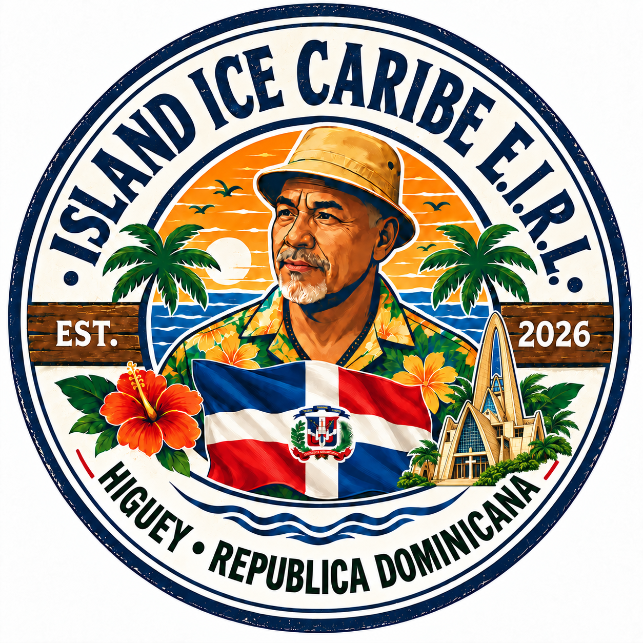 Island Ice Caribe E.I.R.L. company seal